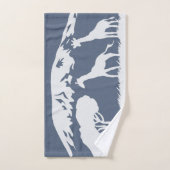 Kilimanjaro (blau) badhandtuch set (Handtuch)