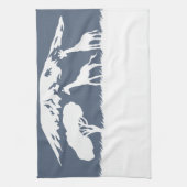 Kilimanjaro (blau) geschirrtuch (Vertikal)