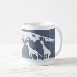 Kilimanjaro (blau) kaffeetasse