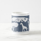 Kilimanjaro (blau) kaffeetasse (Mittel)