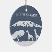 Kilimanjaro (blau) keramik ornament (Rechts)