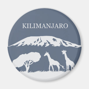 Kilimanjaro (blau) magnet