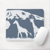 Kilimanjaro (blau) mousepad (Mit Mouse)