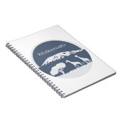 Kilimanjaro (blau) notizblock (Rechte Seite)