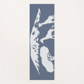 Kilimanjaro (blau) yogamatte (Vorderseite)