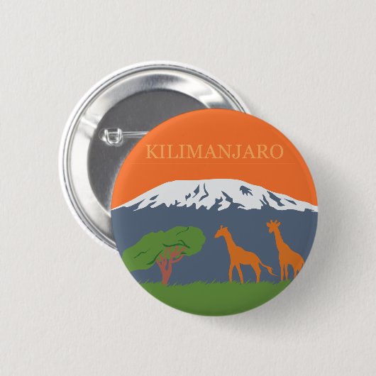 Kilimanjaro Button (Vorne & Hinten)