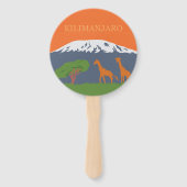 Kilimanjaro Fächer (Rückseite)