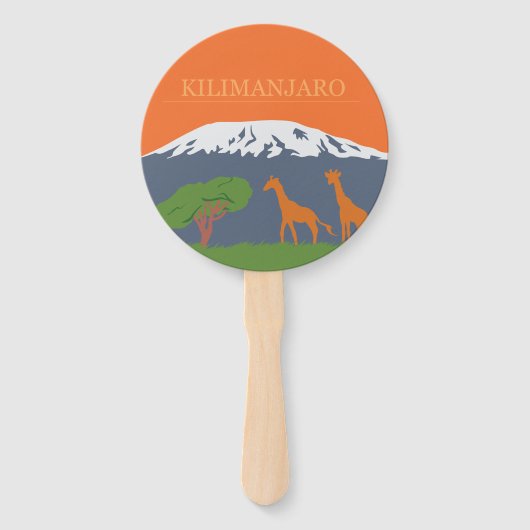 Kilimanjaro Fächer (Vorderseite)