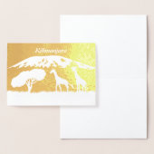 Kilimanjaro Folienkarte (Anzeige)