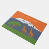 Kilimanjaro Fußmatte (Schrägansicht)