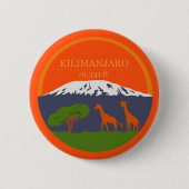 Kilimanjaro Höhe Button (Vorderseite)