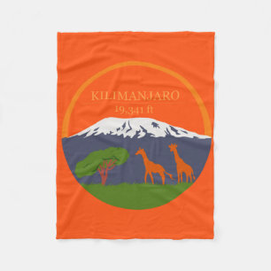 Kilimanjaro Höhe Fleecedecke