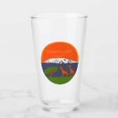 Kilimanjaro Höhe Glas (Vorderseite)