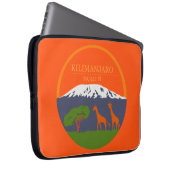 Kilimanjaro Höhe Laptopschutzhülle (Vorne Rechts)