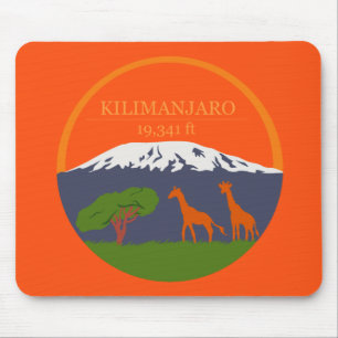 Kilimanjaro Höhe Mousepad