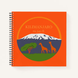 Kilimanjaro Höhe Notizblock