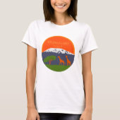 Kilimanjaro Höhe T-Shirt (Vorderseite)