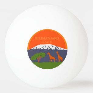 Kilimanjaro Höhe Tischtennisball