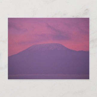 Kilimanjaro in der Morgendämmerung Postkarte