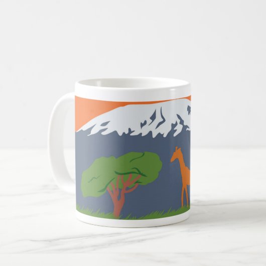 Kilimanjaro Kaffeetasse (Vorderseite Links)
