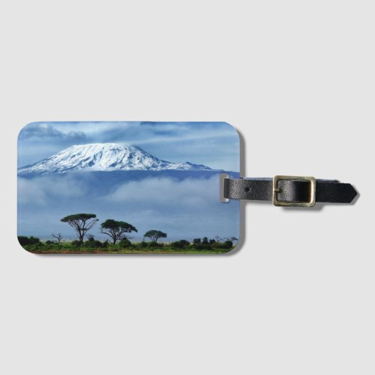 Kilimanjaro Kenia Gepäckanhänger (Vorderseite (Horizontal))