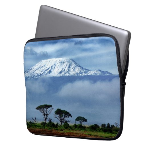 Kilimanjaro Kenia Laptopschutzhülle (Vorderseite Links)