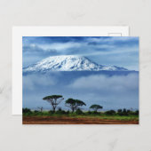 Kilimanjaro Kenya Postkarte (Vorne/Hinten)
