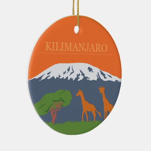 Kilimanjaro Keramikornament (Rechts)