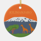 Kilimanjaro Keramikornament (Vorne)