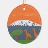 Kilimanjaro Keramikornament (Links)