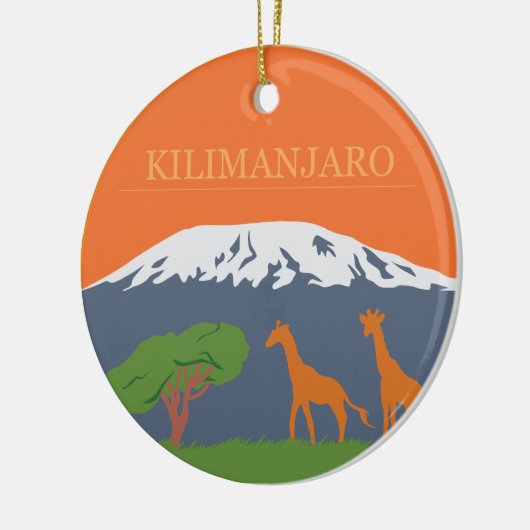 Kilimanjaro Keramikornament (Links)