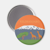 Kilimanjaro Magnet (Vorderseite/Rückseite)