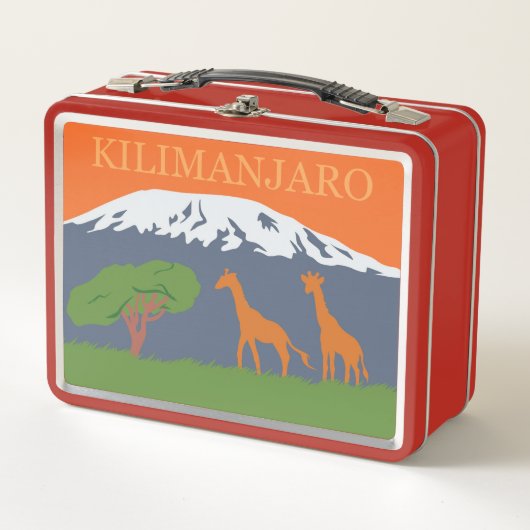 Kilimanjaro Metall Brotdose (Vorderseite)