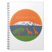 Kilimanjaro Notizblock (Vorderseite)