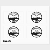 Kilimanjaro "pole" - langsam rechteckiger aufkleber (Blatt)