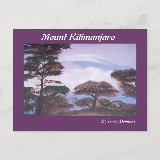 Kilimanjaro Postkarte (Vorderseite)
