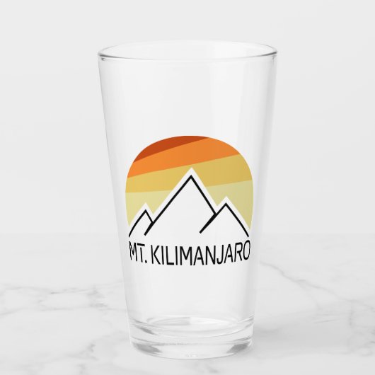 Kilimanjaro Retro Glas (Vorderseite)