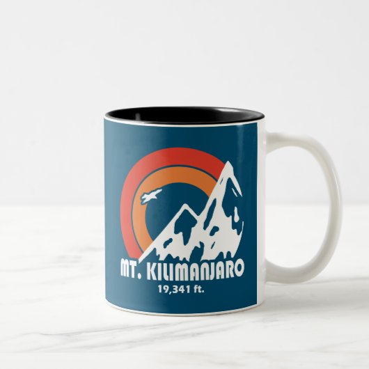 Kilimanjaro Sun Eagle Zweifarbige Tasse (Rechts)