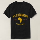 Kilimanjaro Tansania T - Shirt (Design vorne)