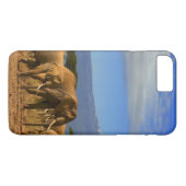 Kilimanjaro und Elefanten Case-Mate iPhone Hülle (Rückseite (Horizontal))