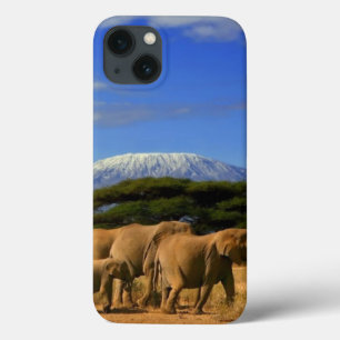 Kilimanjaro und Elefanten Case-Mate iPhone Hülle