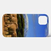 Kilimanjaro und Elefanten Case-Mate iPhone Hülle (Rückseite (Horizontal))