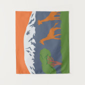 Kilimanjaro Wandteppich (Vorderseite)