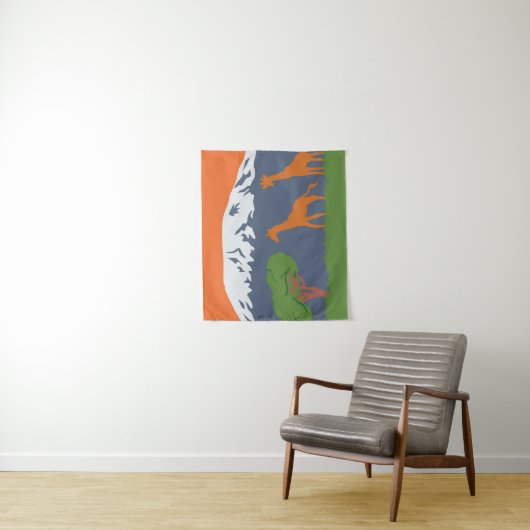 Kilimanjaro Wandteppich (Beispiel)