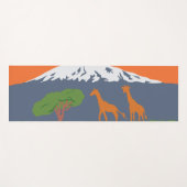 Kilimanjaro Yogamatte (Vorderseite (Horizontal))