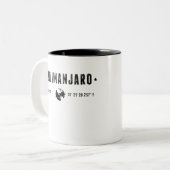 Kilimanjaro Zweifarbige Tasse (Vorderseite Links)