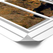 Kilkee Ireland White 24 Pane Open Window Poster (Ecke)