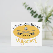 Kilkenny 4-in-a-Row Postkarte (Stehend Vorderseite)