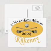 Kilkenny 4-in-a-Row Postkarte (Vorne/Hinten)