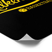 Kilkenny Basketball in Amber Poster (Ecke)